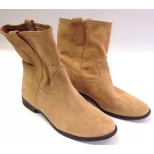 Vince Camuto VC Fanti Suede Slouch Ankle Boots 7.5